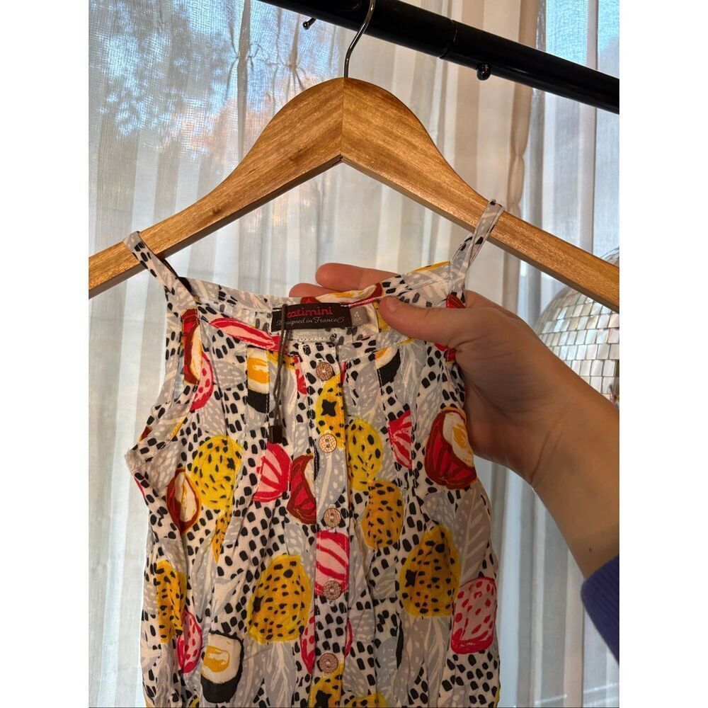 NWOT Catmini Papaya Romper - Picture 2 of 4